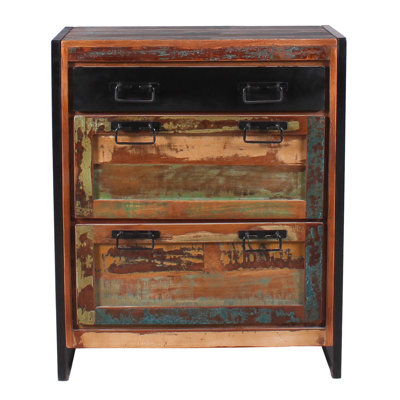 Esha Solid Wood Shoe Storage Cabinet