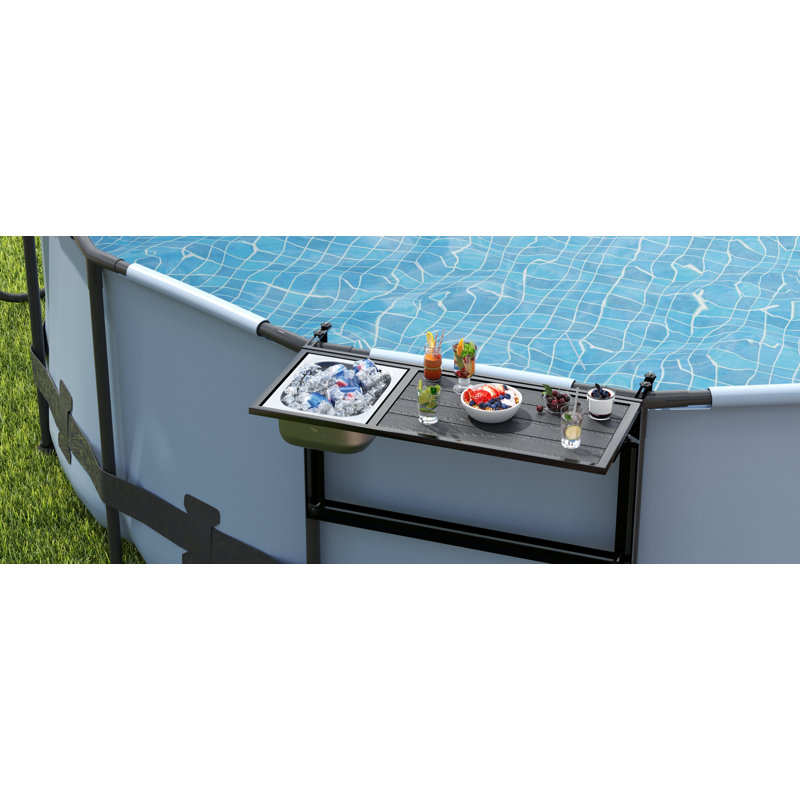 Rectangular 39.4'' L X 17.3'' W Balcony Folding Patio Tables