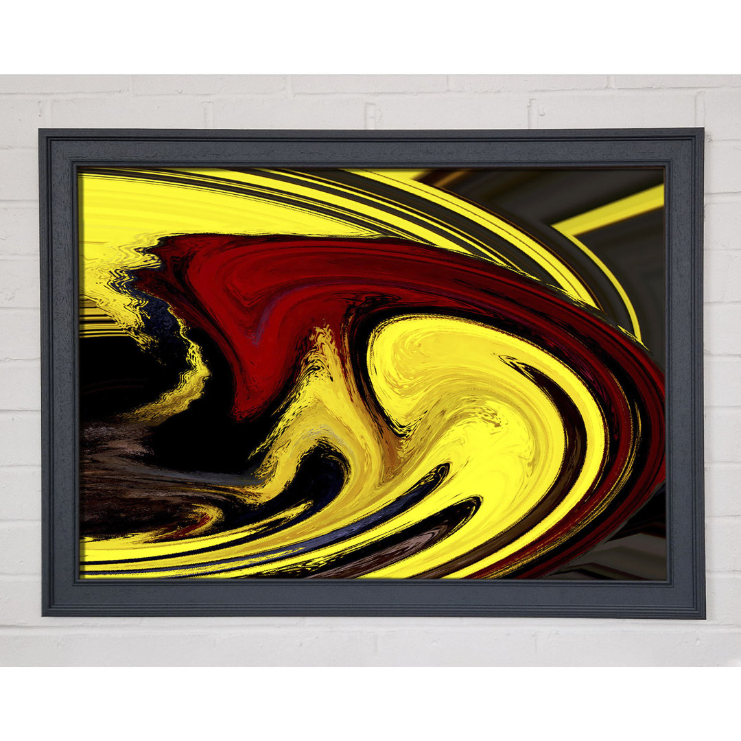 Gerahmtes Wandbild Yellow Energy