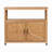 Wooden Patio Bar Table Set With Storage, Buffet Cabinet Sideboard For Outdoor And Indoor
