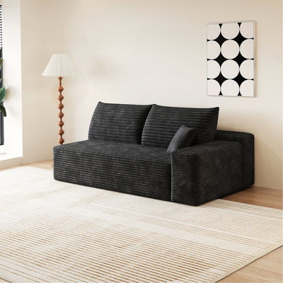 3Seat-Left-Black-Sofa