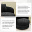 Fauteuil d'appoint en tonneau chenille 30 po-1572778991