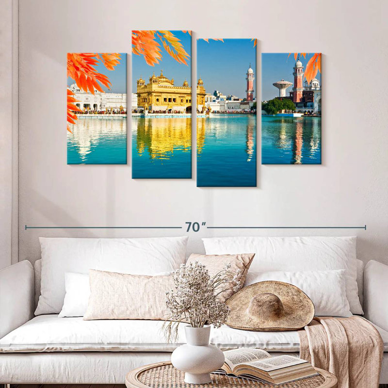 Marchelle Scenic Harmandir SAHIB, H 32 po x l 52 po