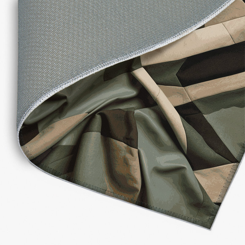 Tapis intérieur et extérieur Cartographique, Rectangulaire 2 pi x 3 pi