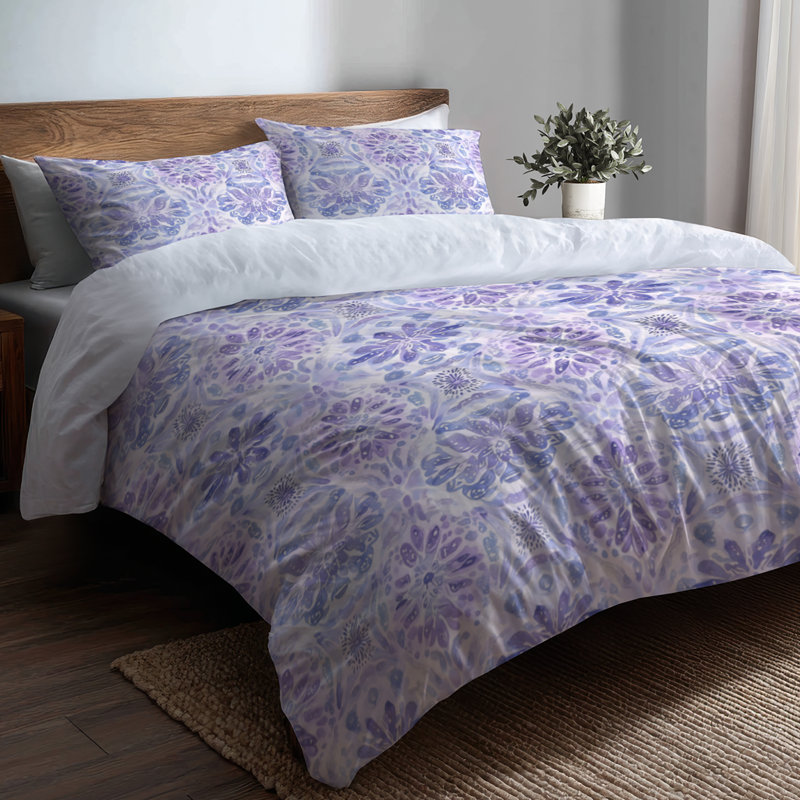 Ensemble de housse de couette et de coussin Boho, Housse de couette très grand et 2 très grandes t