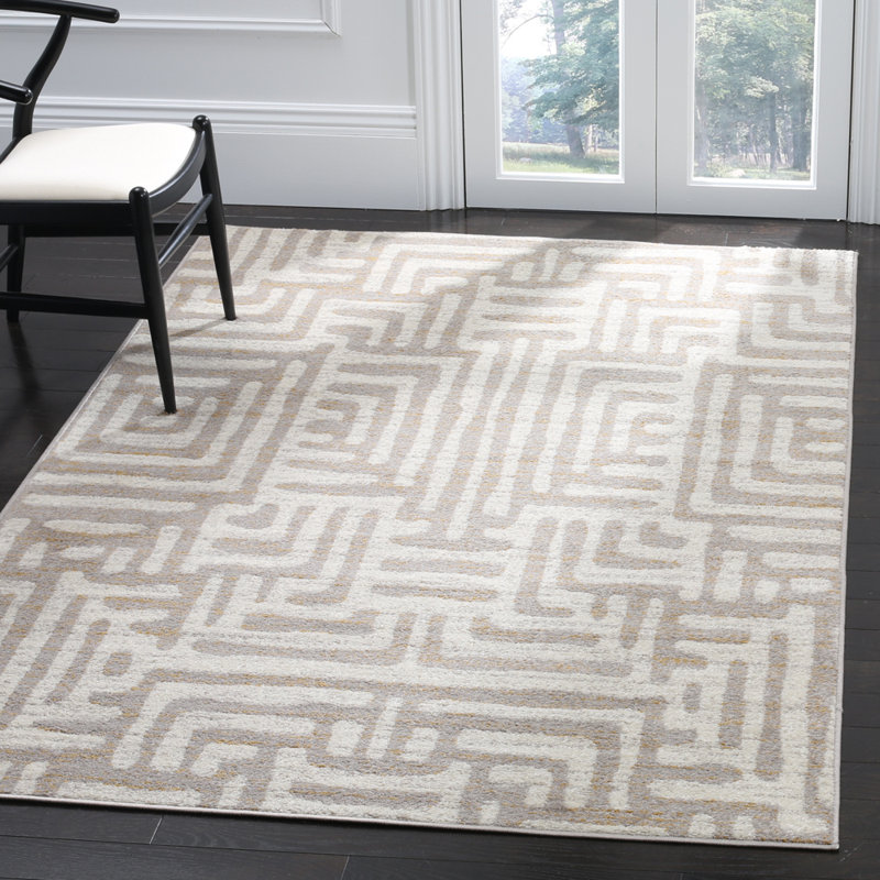 Ailssa Performance Geometric Rug, Rectangle 8' x 10'
