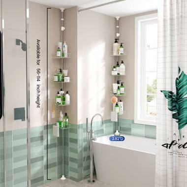 https://assets.wfcdn.com/im/14615718/resize-h380-w380%5Ecompr-r70/2424/242480636/Lisamaria+Tension+Pole+Stainless+Steel+Shower+Shelf.jpg