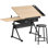Ensemble de table à dessin et tabouret avec angles et hauteurs de table réglables