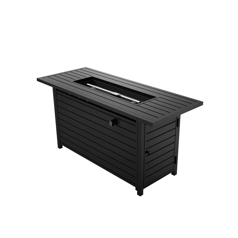 Rectangle Gas Smokeless Fire Pit Table