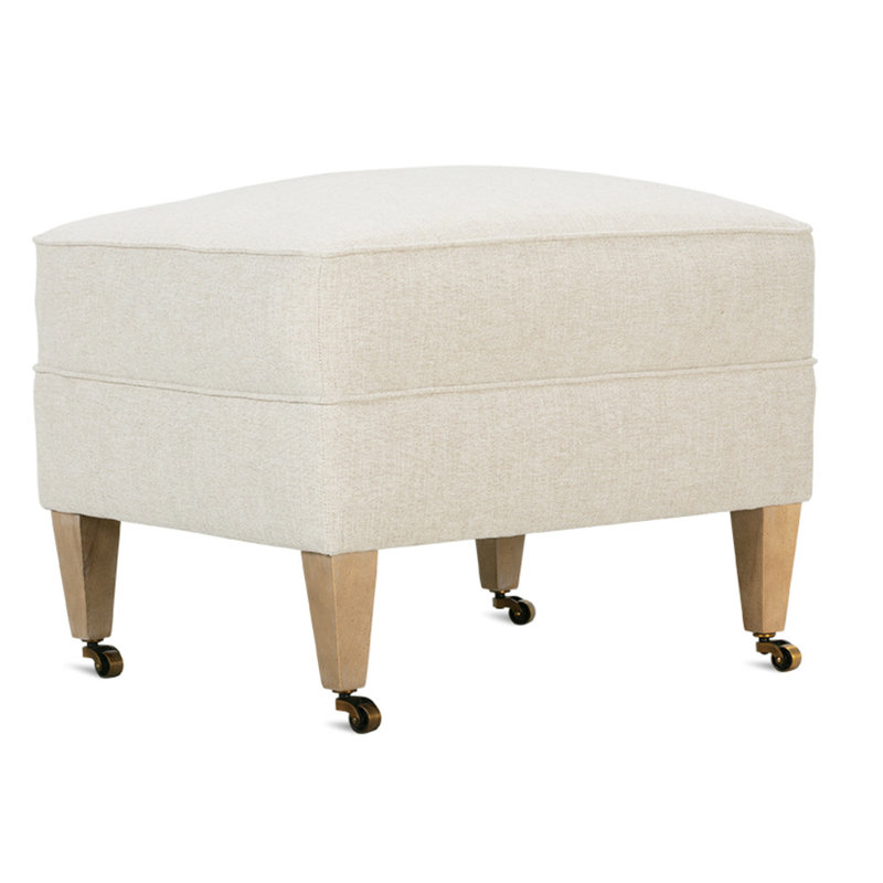 Marleigh Ottoman, Washed Oak, Straw (BU102-28)