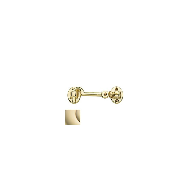 Swivel Cabin Door Catches/Latches, Lifetime Brass, 1.5" H x 4.25" W x 1" D