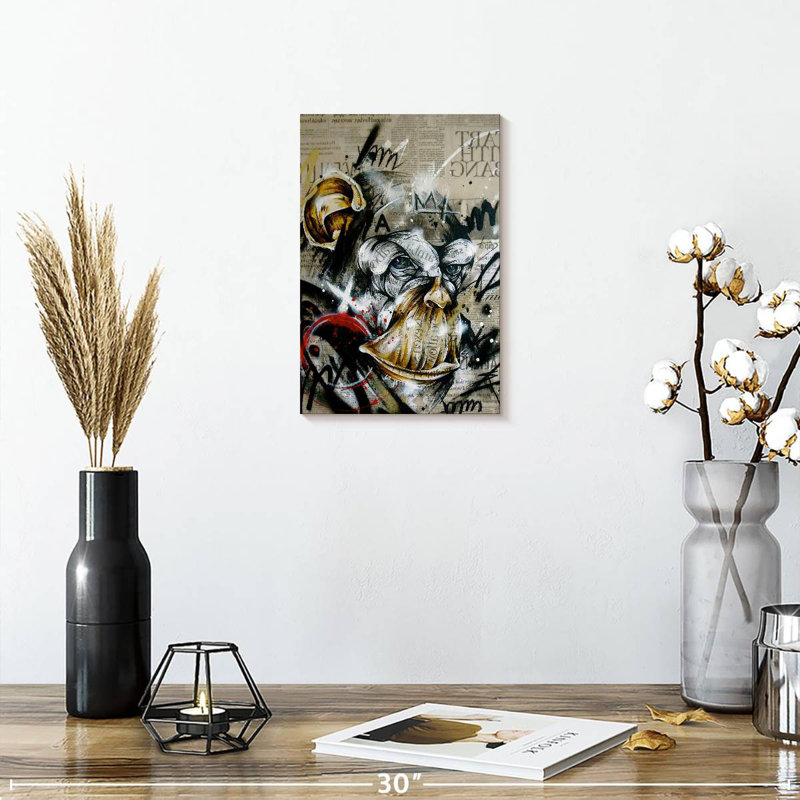 Brampt Abstract Enlightenment, 12" H x 8" W