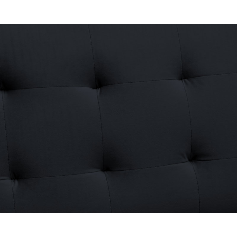 Stetson Upholstered 80'' Sofa, Black