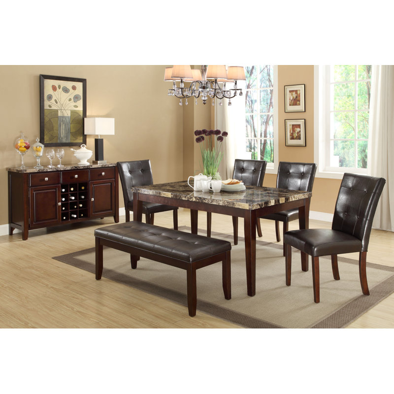 Bloss Marble Top Dining Table