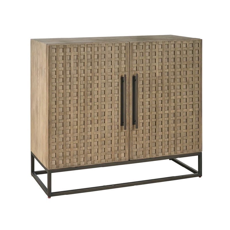 Modern Accent Cabinet, Brown
