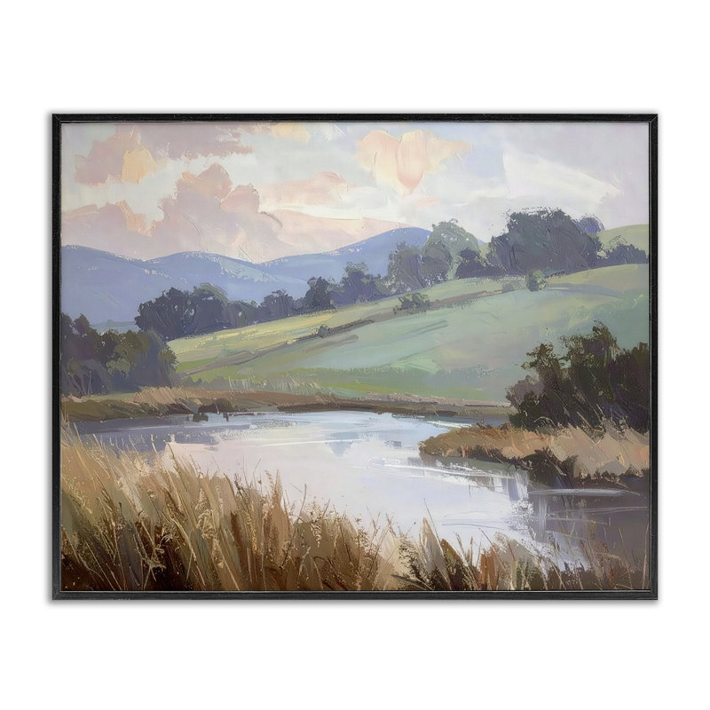 Giclée encadrée, par Alonza Saunders, Giclée noire de minuit encadrée, H 11 po x l 14 po