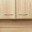 Armoire de cuisine 70,87 po de hauteur, avec 6 portes, 1 tablette ouverte et 1 tiroir pour la chambre à coucher, chêne rustique-701369059