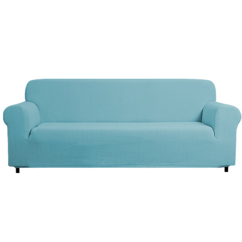 Housse pour canapé à coussins carrés/rectangulaires, Bleu