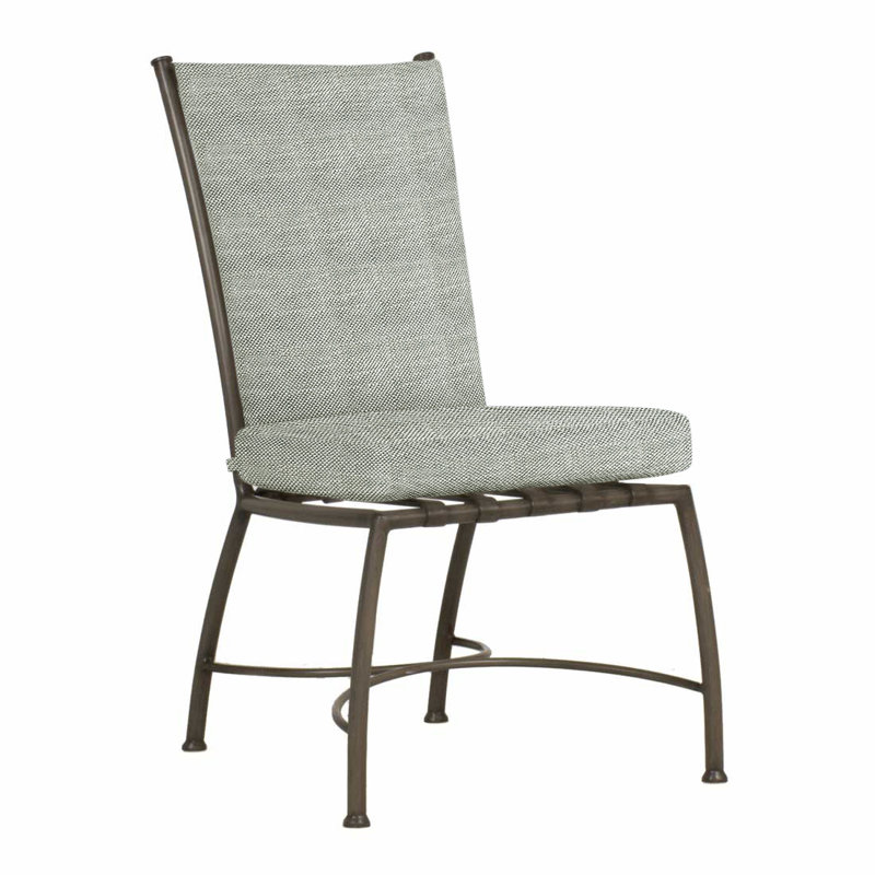 Chaise d'appoint en aluminium Majorque - Gris ardoise, Argent Rollo, Pas de soudure