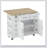 Multi-Functional Kitchen Island, Black-1490215167