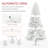 Regular (Full) Artificial Christmas Tree with White Needles