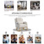 Fauteuil à bascule décontracté Janneke Welike-766645331