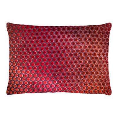 Dots Lumbar Velvet Pillow Cover & Insert