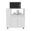 Chariot de cuisine, 2 portes, 3 tablettes, 4 roulettes-857177462