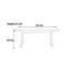 Table en noyer fritté-131634092