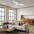 44"  DC Motor Ceiling Fan with Remote Control, without Light-87128632
