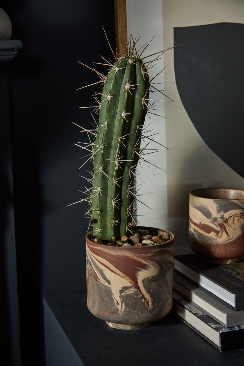 Wilburg 7" Ceramic Pot Planter, 6.5" H x 6.5" W x 6.5" D