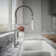 Kohler Crue Single Handle Semi-Professional Pre-Rinse Kitchen Faucet with Three-Function Pull Down Sprayer