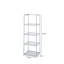 Adrio Book Shelf for Study Room Furniture, Metal Ladder with Chrome Finish-1969907014