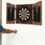 OUKANING Cork Dartboard And Cabinet Set (Darts Included)-96237061