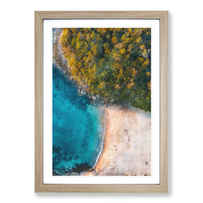 Forest Beach - Framed Print