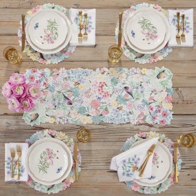 Lenox Butterfly Meadow Flutter 14"x36" Centerpiece