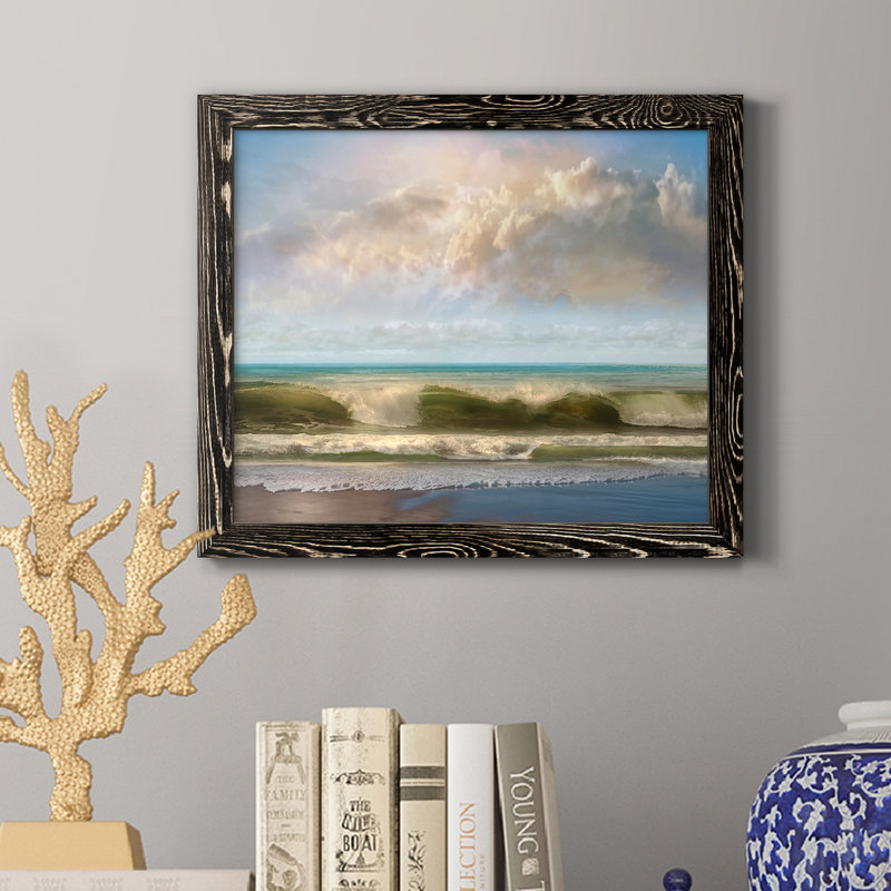 Beach Break - Reproduction d'art sur toile encadrée, Noir, H 24 po x l 18 po x P 1,5 po