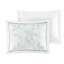 Édredon blanc en coton double - édredon sable brodé, jupe de lit et 2 taies décoratives 100% foncé-125444872