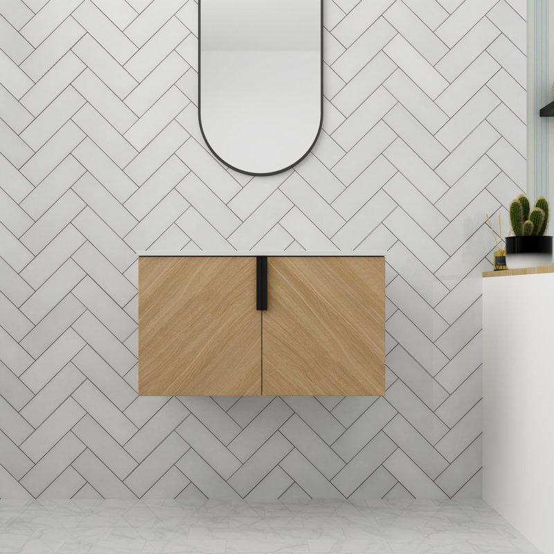 Bathroom Vanity Base In 30 Inch, Floating Bathroom Vanity Base With Soft Close Door