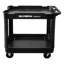 Chariot utilitaire roulant avec tablettes
