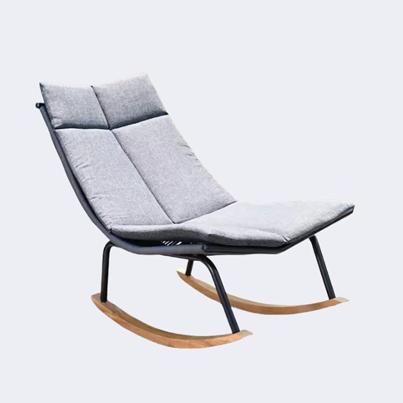 Chaise berçante décontractée simple et élégante