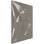 Panneau mural décoratif 3D 3D l 19 5/8 po x H 19 5/8 po Blossom EnduraWall, métallique (couvre 2,67 pieds carrés)