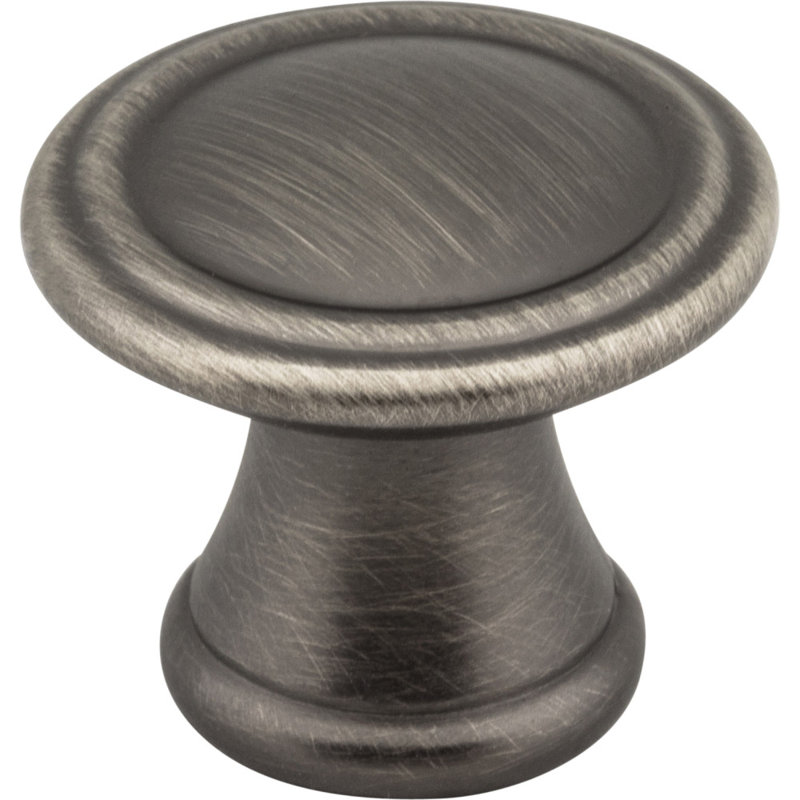 Chesapeake Mushroom Knob, Brushed Pewter
