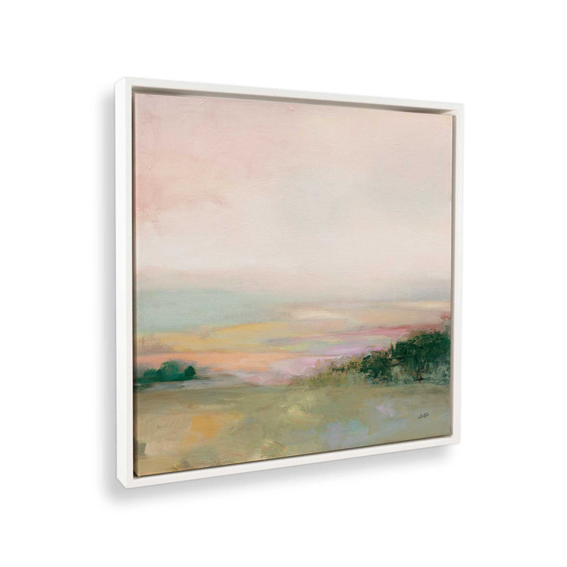 Vallée sombre et brillante, Impression encadrée sans passe-partout, Blanc, H 30 po x l 30 po x P 1,25 po