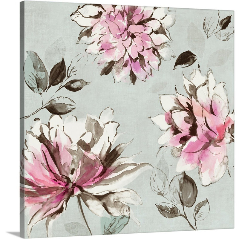 «Botanics I» par Asia Jensen, reproduction d'art sur toile, Canvas Gallery Wrap, H 36 po x l 36 po x 1,25 po