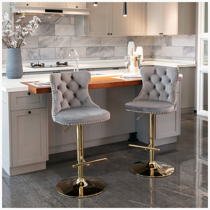 Tabouret Holmesfield, gris