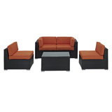 Camfora 4 - Person Patio Conversation Sets with Cushions