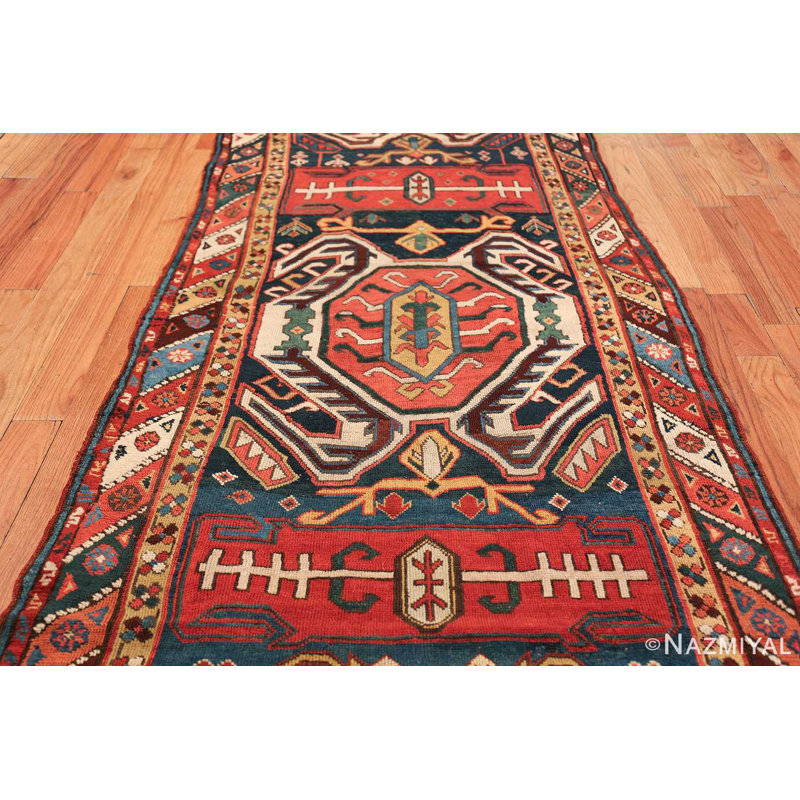 One-of-a-Kind Runner 3'5" X 11' Hand Knotted Area Rug