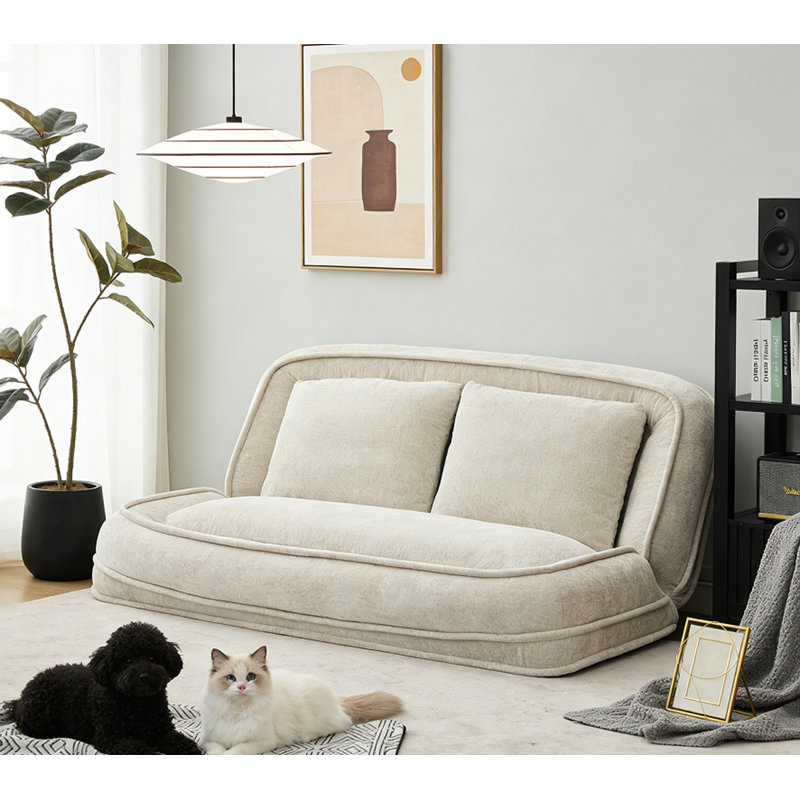 Canapé-lit double pour chien, Beige