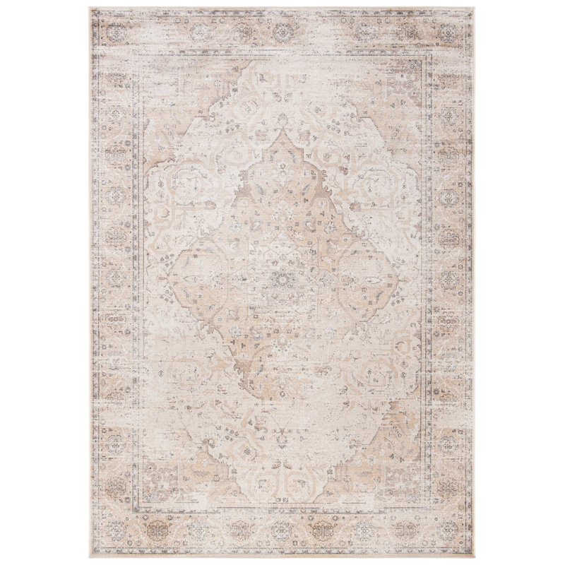 Finnell Oriental Viscose Area Rug, Rectangle 183 x 274 cm